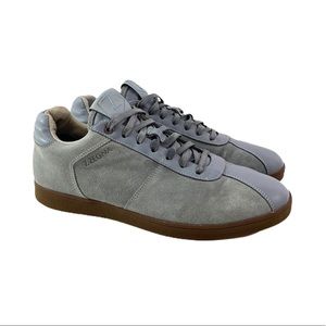 Z ZEGNA Sneakers Leather Suede Gray Size 9